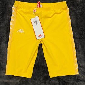 Kappa bike shorts yellow size small
